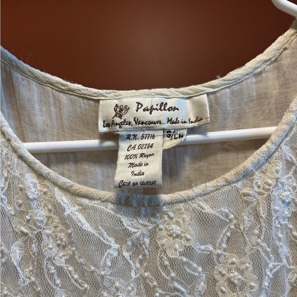 Papillon Blanc Ivory Lace Dress - Picture 2 of 2